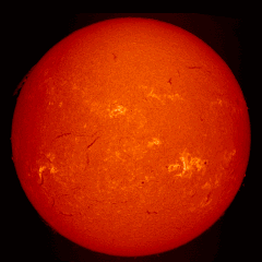 Image of Sun's chromosphere