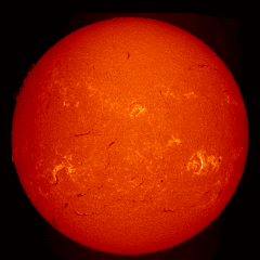 Image of Sun's chromosphere