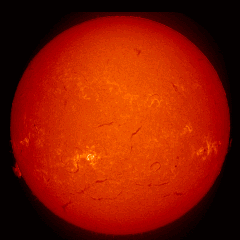 Image of Sun's chromosphere