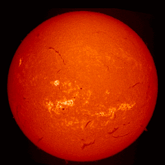 Image of Sun's chromosphere