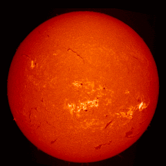 Image of Sun's chromosphere