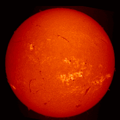 Image of Sun's chromosphere