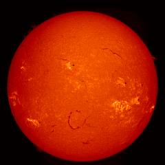 Image of Sun's chromosphere