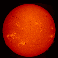 Image of Sun's chromosphere