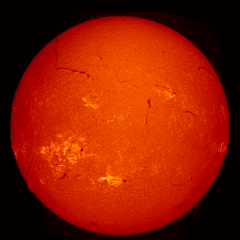 Image of Sun's chromosphere