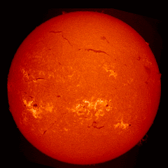 Image of Sun's chromosphere