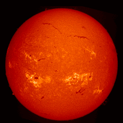 Image of Sun's chromosphere