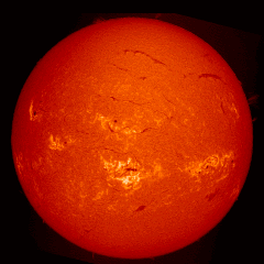 Image of Sun's chromosphere