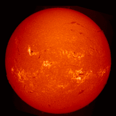 Image of Sun's chromosphere