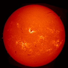 Image of Sun's chromosphere