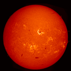 Image of Sun's chromosphere