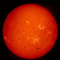 Image of Sun's chromosphere