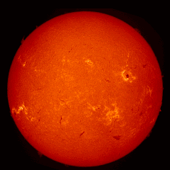 Image of Sun's chromosphere