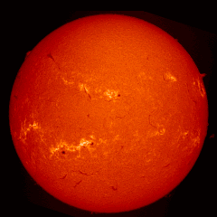 Image of Sun's chromosphere