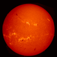 Image of Sun's chromosphere