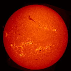 Image of Sun's chromosphere