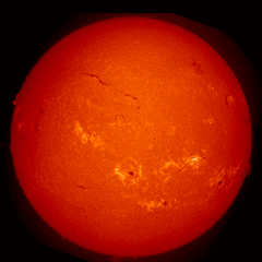 Image of Sun's chromosphere