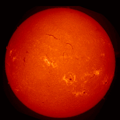 Image of Sun's chromosphere