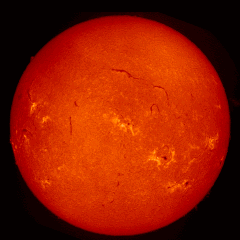 Image of Sun's chromosphere