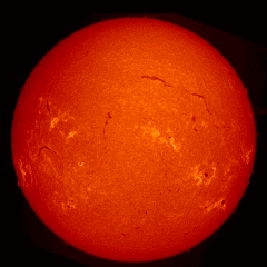 Image of Sun's chromosphere