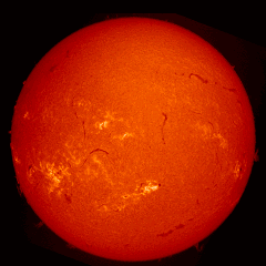 Image of Sun's chromosphere