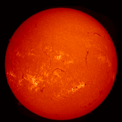 Image of Sun's chromosphere