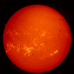 Image of Sun's chromosphere