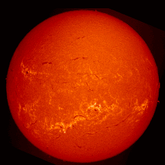 Image of Sun's chromosphere