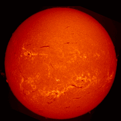 Image of Sun's chromosphere