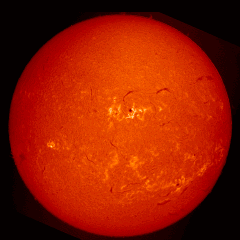 Image of Sun's chromosphere