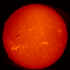 Image of Sun's chromosphere