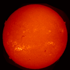 Image of Sun's chromosphere