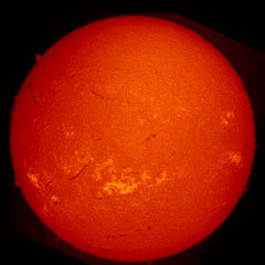 Image of Sun's chromosphere