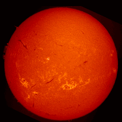 Image of Sun's chromosphere