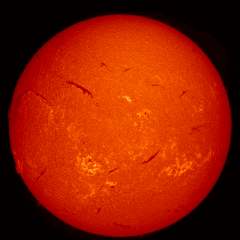 Image of Sun's chromosphere