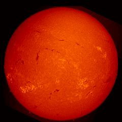 Image of Sun's chromosphere