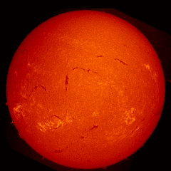 Image of Sun's chromosphere