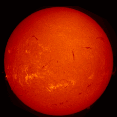 Image of Sun's chromosphere