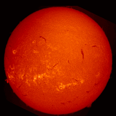 Image of Sun's chromosphere