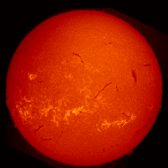 Image of Sun's chromosphere