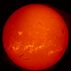 Image of Sun's chromosphere