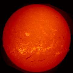 Image of Sun's chromosphere