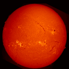 Image of Sun's chromosphere