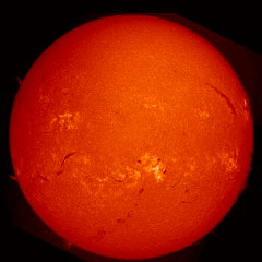 Image of Sun's chromosphere