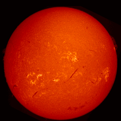 Image of Sun's chromosphere