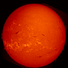 Image of Sun's chromosphere