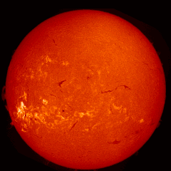 Image of Sun's chromosphere