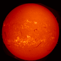 Image of Sun's chromosphere