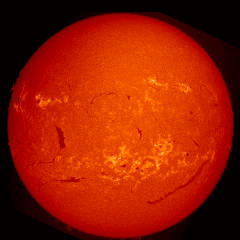 Image of Sun's chromosphere