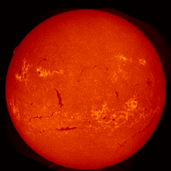 Image of Sun's chromosphere